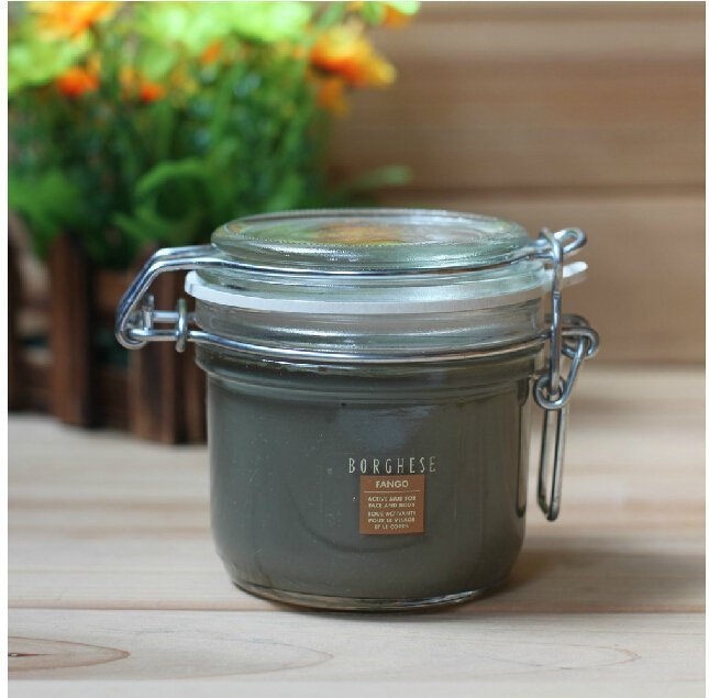 贝佳斯Borghese矿物营养泥浆面膜绿泥大瓶装，430ml