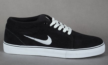 Nike耐克SB Satire Mid大童款时尚滑板鞋，黑色
