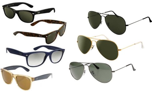 Ray-Ban雷朋Wayfarers or Aviators系列太阳镜