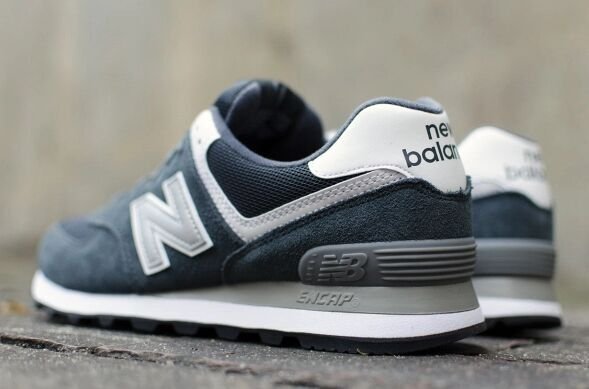 New Balance新百伦574男士经典款慢跑鞋，墨绿色