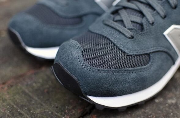 New Balance新百伦574男士经典款慢跑鞋，墨绿色