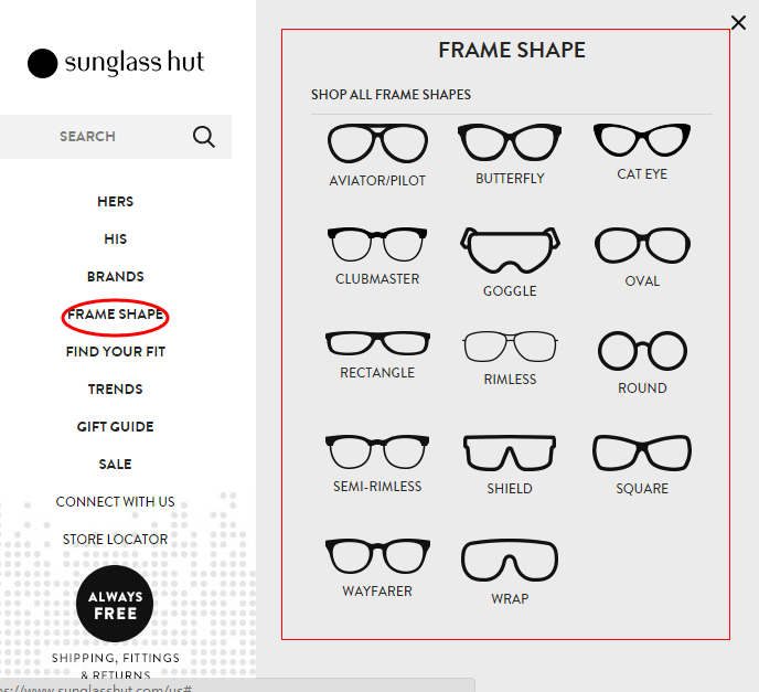 Sunglass Hut海淘下单攻略