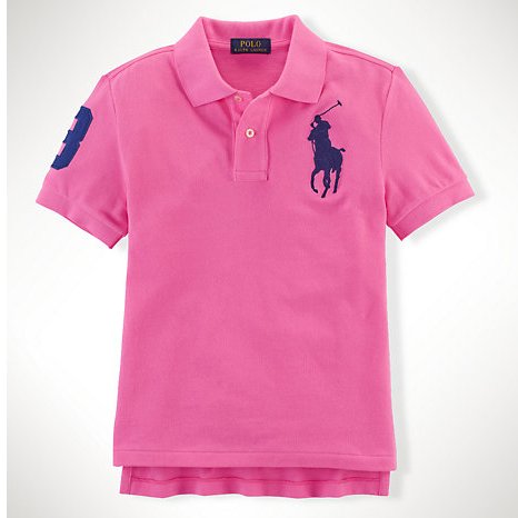Ralph Lauren拉夫劳伦男童款Custom-Fit纯棉短袖POLO衫