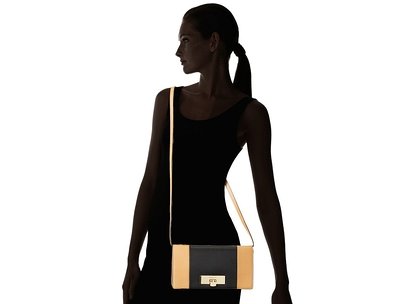 MICHAEL Michael Kors Callie女士拼色真皮单肩斜挎包/手拿包