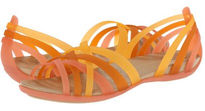 Crocs卡骆驰Huarache彩色女士平底凉鞋