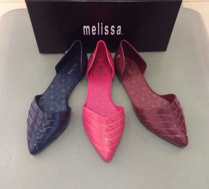 Melissa梅丽莎Petal优雅平底 尖头凉鞋/果冻鞋