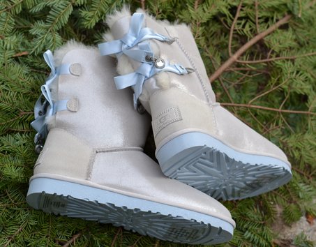 UGG Bailey Bow Bling I Do!女士真皮超保暖雪地靴