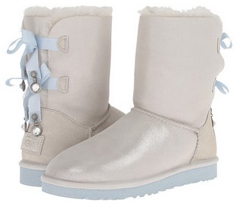 UGG Bailey Bow Bling I Do!女士真皮超保暖雪地靴