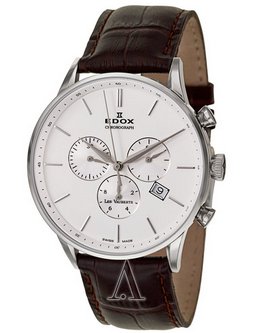 Edox依度Les Vauberts Chronograph 男士石英腕表10408-3A-AIN