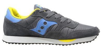 Saucony Originals索康尼DXN Trainer 清新蓝灰色男士复古跑鞋