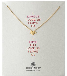 Dogeared “ I Love Us Lovestruck”浪漫心形项链 锁骨链