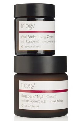 Trilogy Rosapene晚霜60ml+活性滋润面霜25ml超值套组