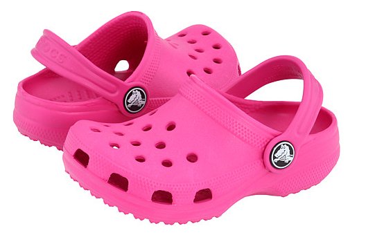Crocs卡洛驰 Kids Classic 粉色款儿童经典洞洞鞋