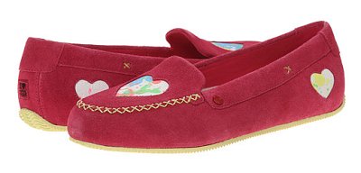 UGG Belle羊毛居家 休闲单鞋 红色