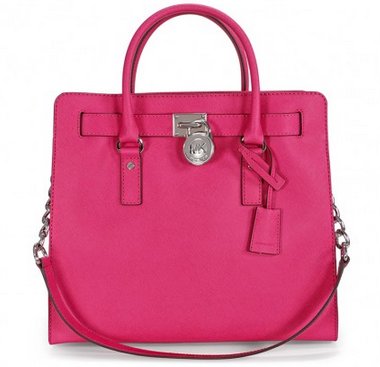 Michael Kors Hamilton女士经典大号真皮托特包
