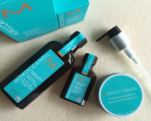 香薰礼盒套装 Moroccanoil护发精油  100ml+25ml+香薰蜡烛