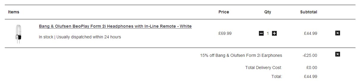BANG＆OLUFSEN Form 2i 线控带麦耳机