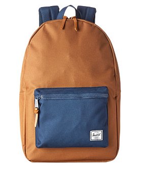 Herschel Supply Co.Settlement时尚拼接色双肩背包 驼色/海军蓝