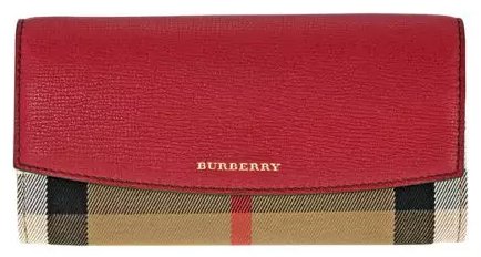 Burberry巴宝莉 Porter House Check 女士长款钱包