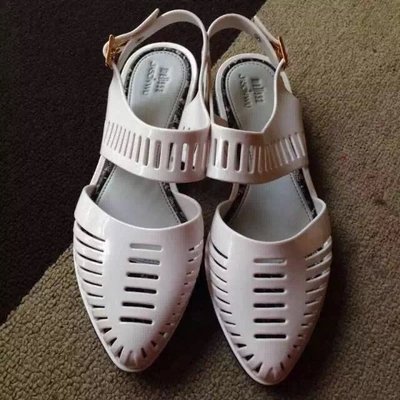 Melissa梅丽莎 携手Jason wu合作款Magda复古镂空平底凉鞋