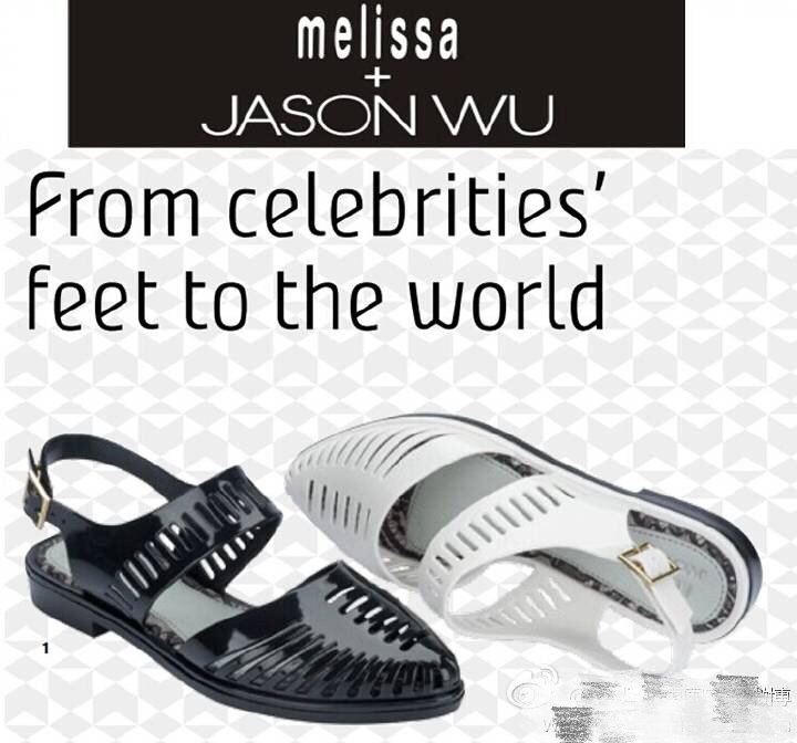 Melissa梅丽莎 携手Jason wu合作款Magda复古镂空平底凉鞋