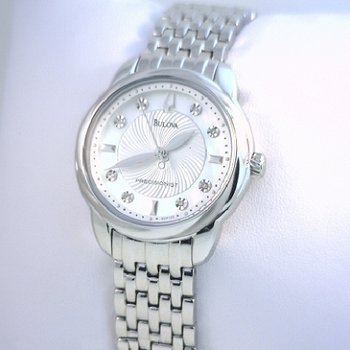 Bulova宝路华Precisionist Brightwater女士镶钻腕表 96P125