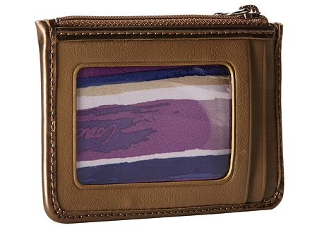 蔻驰COACH Poppy 蓝色迷你零钱包ID卡包$30.99
