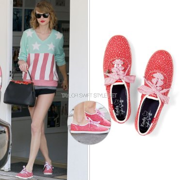 Keds Champion Seltzer Dot女士帆布鞋  时尚小波点 两色可选