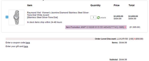 Raymond Weil雷蒙威Jasmine女士腕表5229-STS-01659