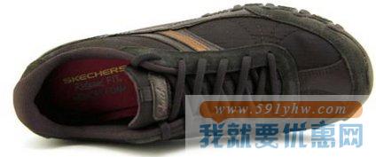 Skechers斯凯奇  女士真皮户外休闲鞋 Bikers Abroad 棕色款