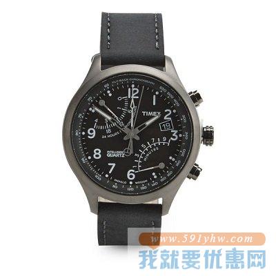 天美时（Timex） 男士计时腕表  Intelligent Quartz Fly Back