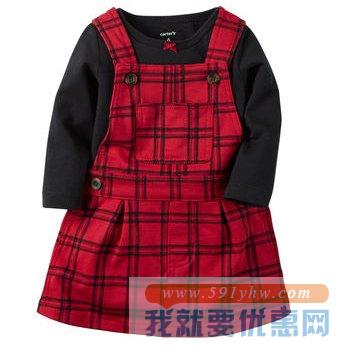 Carters卡特 2件套 女童背心裙装