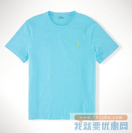 拉夫劳伦（Ralph Lauren） 多色可选男士圆领纯棉 T恤衫