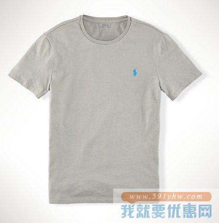 拉夫劳伦（Ralph Lauren） 多色可选男士圆领纯棉 T恤衫