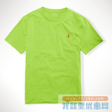 拉夫劳伦（Ralph Lauren） 多色可选男士圆领纯棉 T恤衫