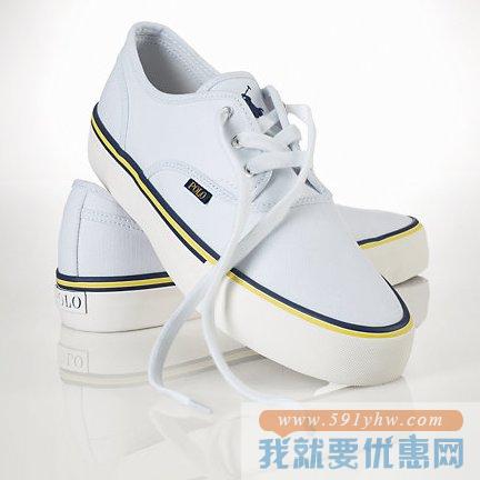拉夫劳伦（Ralph Lauren） 男士帆布鞋  CANVAS MORRAY