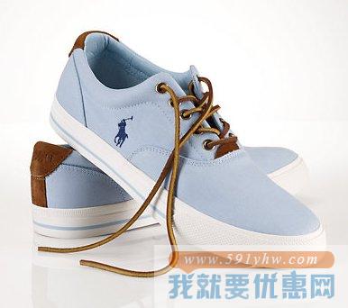 拉夫劳伦（Ralph Lauren） 男士帆布鞋  CANVAS MORRAY