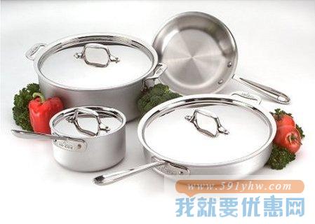 All Clad 美国  700393奥克兰高端厨具四件套