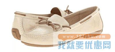 Frye弗莱 象白色 Janet Tie女款真皮休闲鞋
