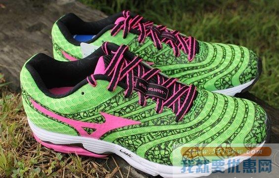 Mizuno美津浓女士缓震慢跑鞋 WAVE SAYONARA 2