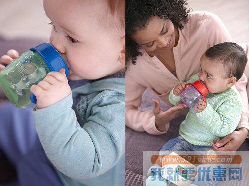 Philips Avent 飞利浦新安怡 双手柄鸭嘴防漏学饮杯  红紫色 200ml/7oz