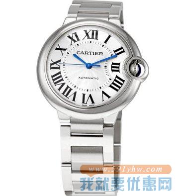 Cartier卡地亚 W6920046 男士/女士自动机械表 Ballon Bleu蓝气球系列