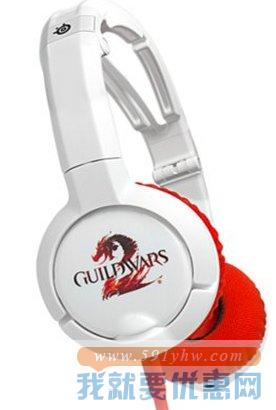 赛睿（SteelSeries）轻灵定制版游戏耳机Flux《激战2》