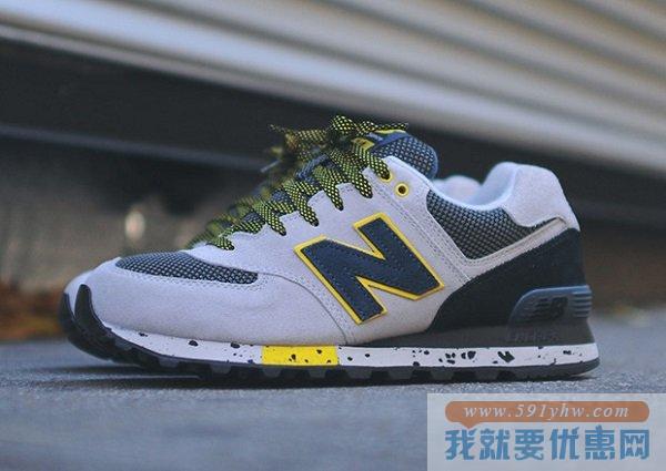 新百伦（New Balance） 574大童款慢跑鞋 成人可穿 灰色