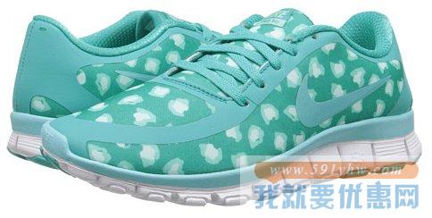 Nike耐克女士运动跑步鞋 FREE 5.0 V4  薄荷绿可选