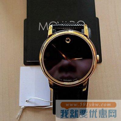 摩凡陀（Movado） Museum 情侣对表之男款 经典款2100005