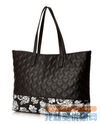 贝齐·约翰逊（Betsey Johnson）女士时尚托特包 Be My Bow East West