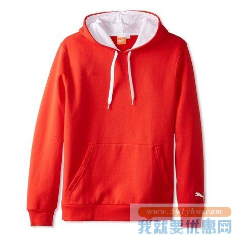 彪马（Puma）男士连帽卫衣 Soccer Rangers Blank Hoodie红色款