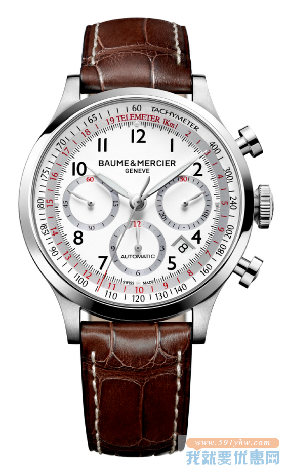 BAUME & MERCIER 名士 Capeland 卡普兰系列 MOA10082 男款机械腕表
