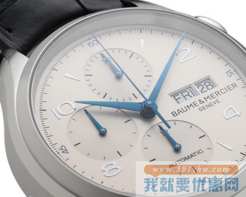 BAUME & MERCIER 名士 CLIFTON 克里顿系列 MOA10123 男士机械腕表